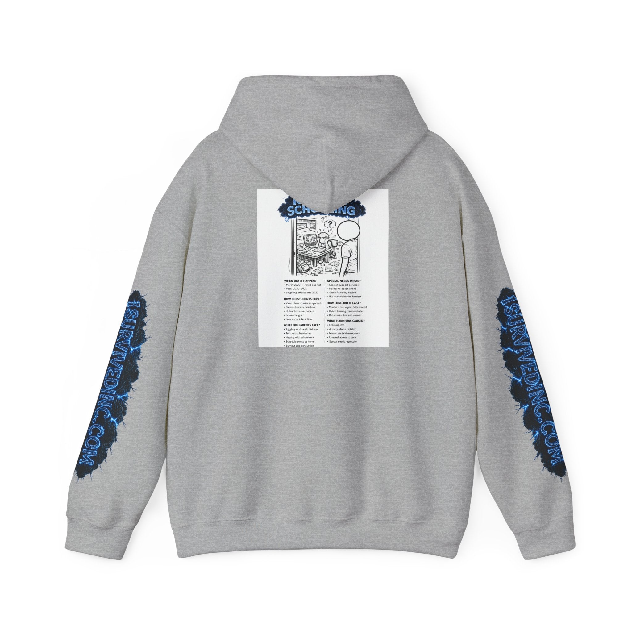 I Survived 2020 — S3:E3 "Remote Schooling" | Lockdown Edition Documentary Hoodie Sweatshirt