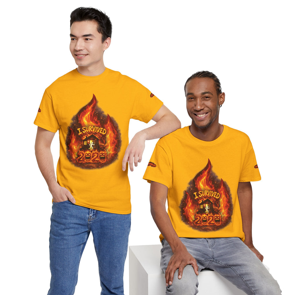 I Survived 2020 — Director's Cut S2:E1 "Berry Creek" | Wildfire Edition Memorial Unisex Heavy Cotton Tee (SPECIAL EDITION)