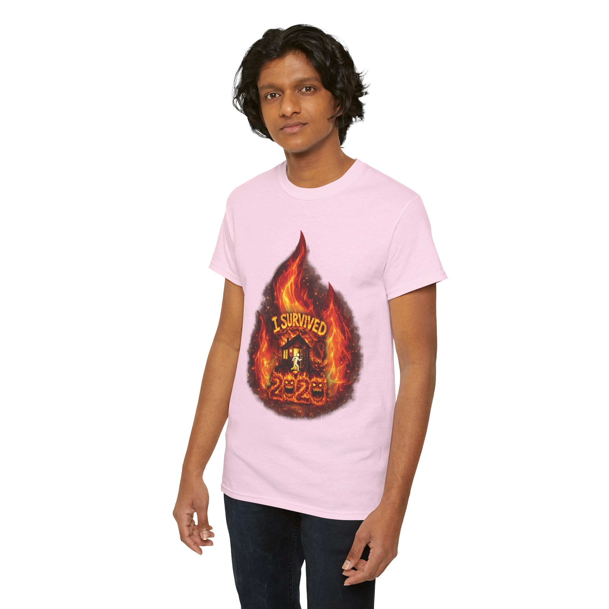 I Survived 2020 — Director's Cut S2:E1 "Berry Creek" | Wildfire Edition Memorial Unisex Heavy Cotton Tee