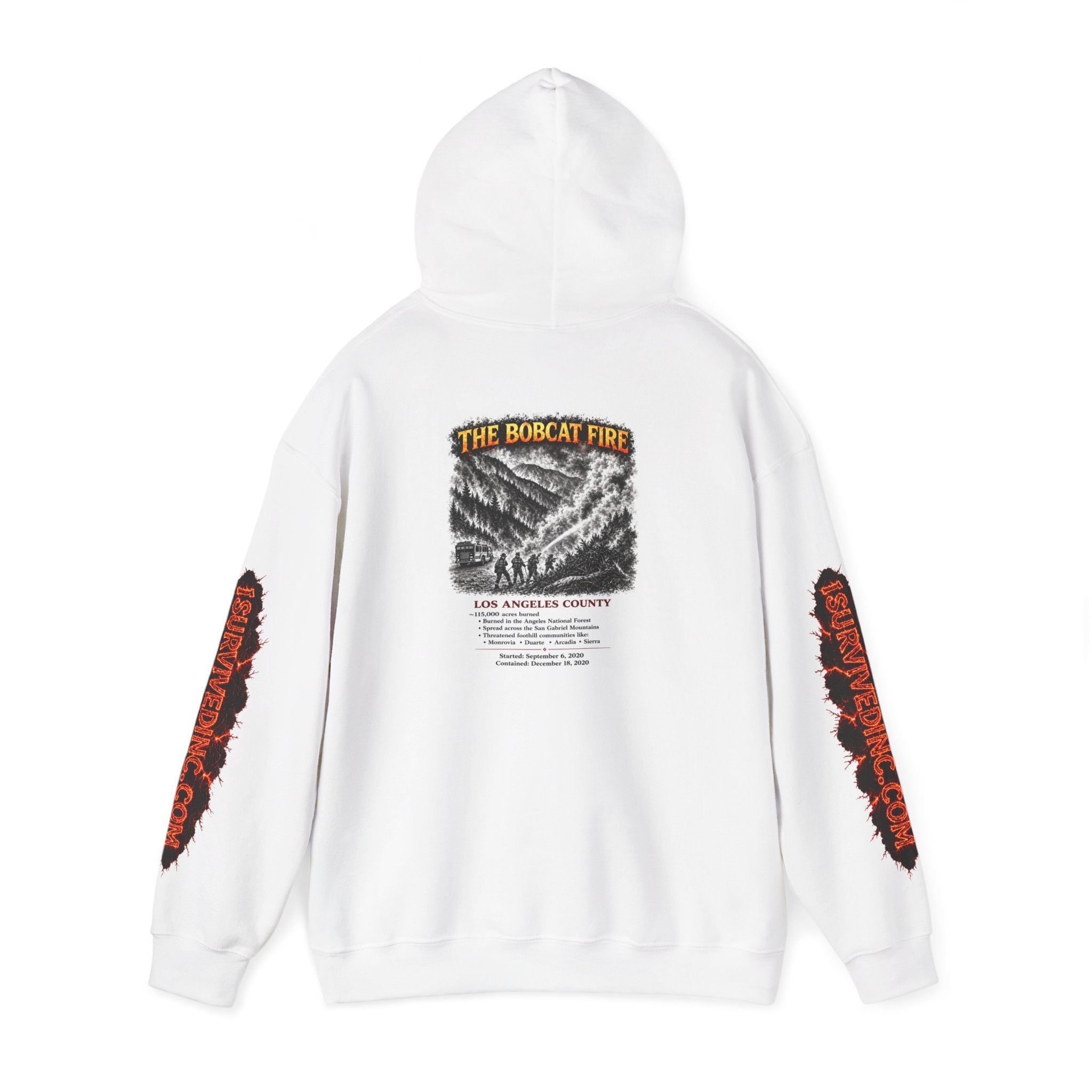 I Survived 2020 — S2:E2 "The Bobcat Fire" | Wildfire Edition Memorial Hoodie Sweatshirt