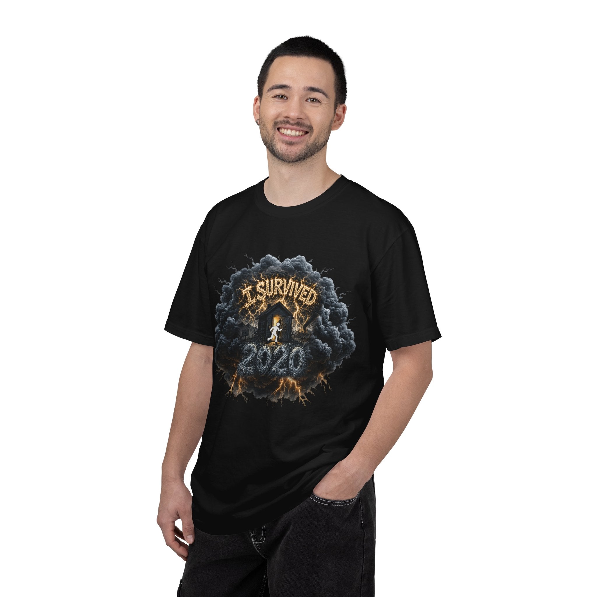 I Survived 2020 — Director's Cut Original Design Teaser Tee | Season 1 Premiere Drop Unisex Garment-Dyed T-shirt