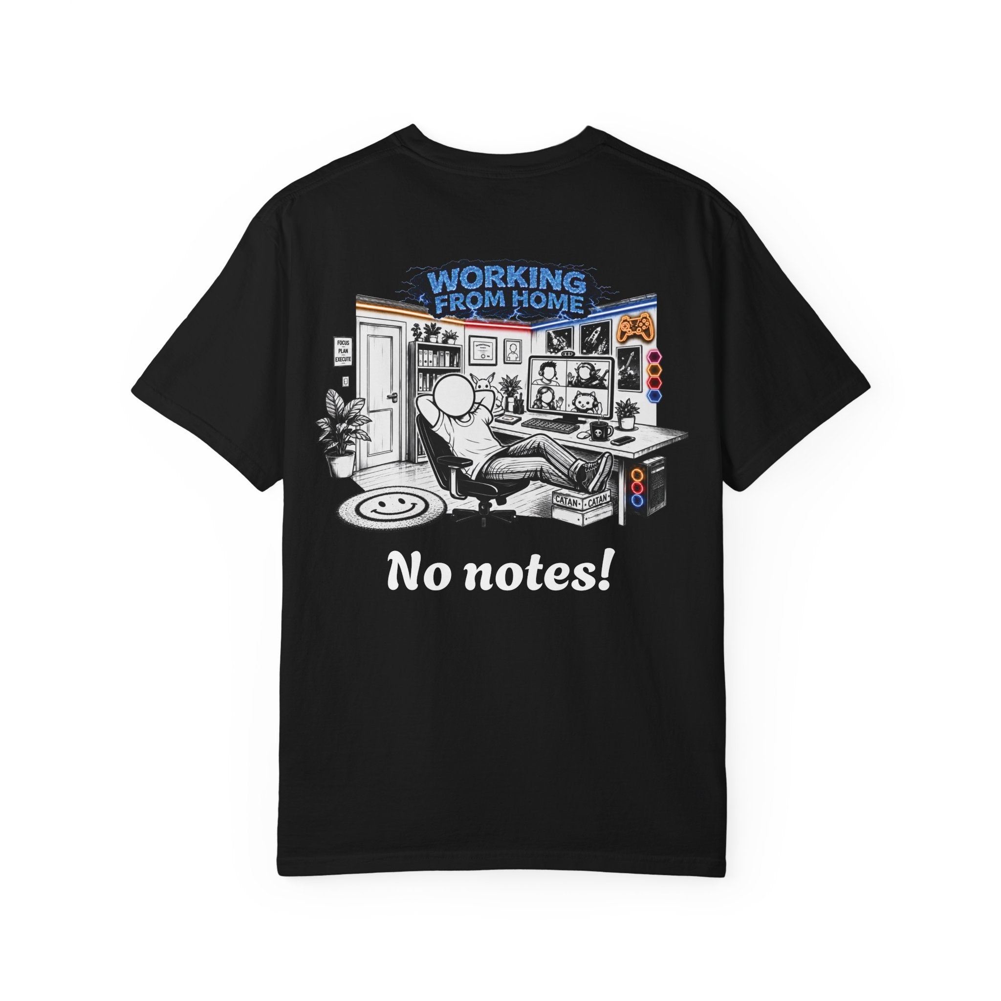 I Survived 2020 — LOCKDOWN S3:E4: "Working From Home" Unisex Garment-Dyed T-shirt
