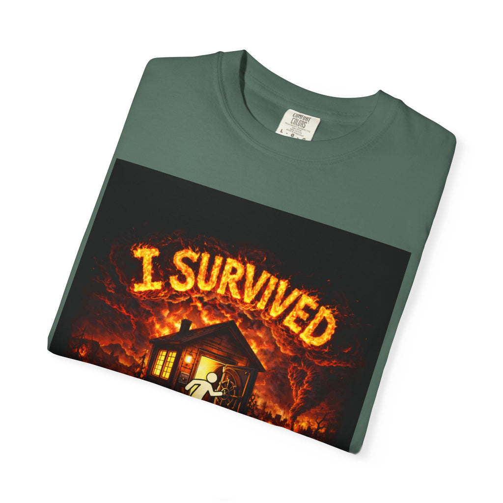 I Survived 2020 — S2:E3 "The California Wildfires" | Wildfire Edition Memorial Unisex Garment-Dyed T-shirt