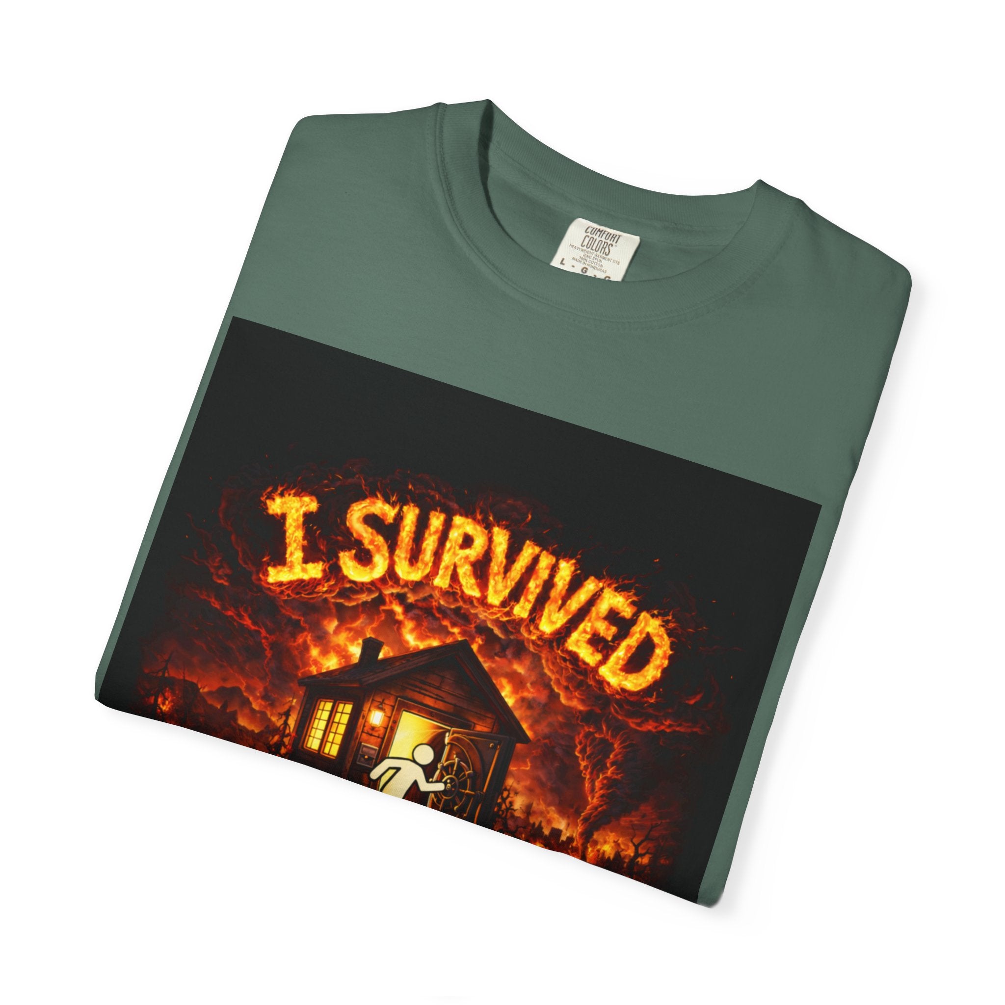 I Survived 2020 — S2:E3 "The California Wildfires" | Wildfire Edition Memorial Unisex Garment-Dyed T-shirt