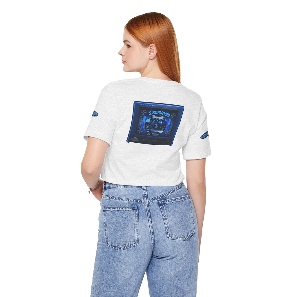 I Survived 2020 — "Please Stand By" Test Pattern Tee Lockdown Special Edition Summer Exclusive Unisex Jersey Short Sleeve Tee