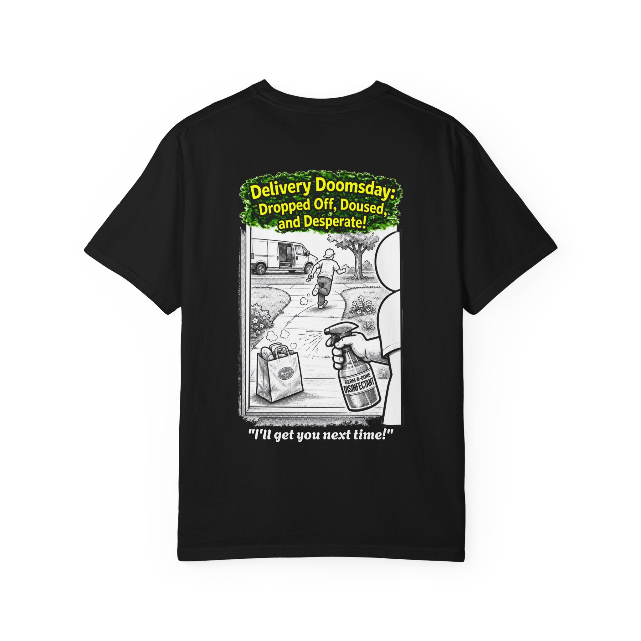 Sobreviví al 2020 — T1:E5 "Apocalipsis de Entregas" | Camiseta unisex teñida de edición Pandemia