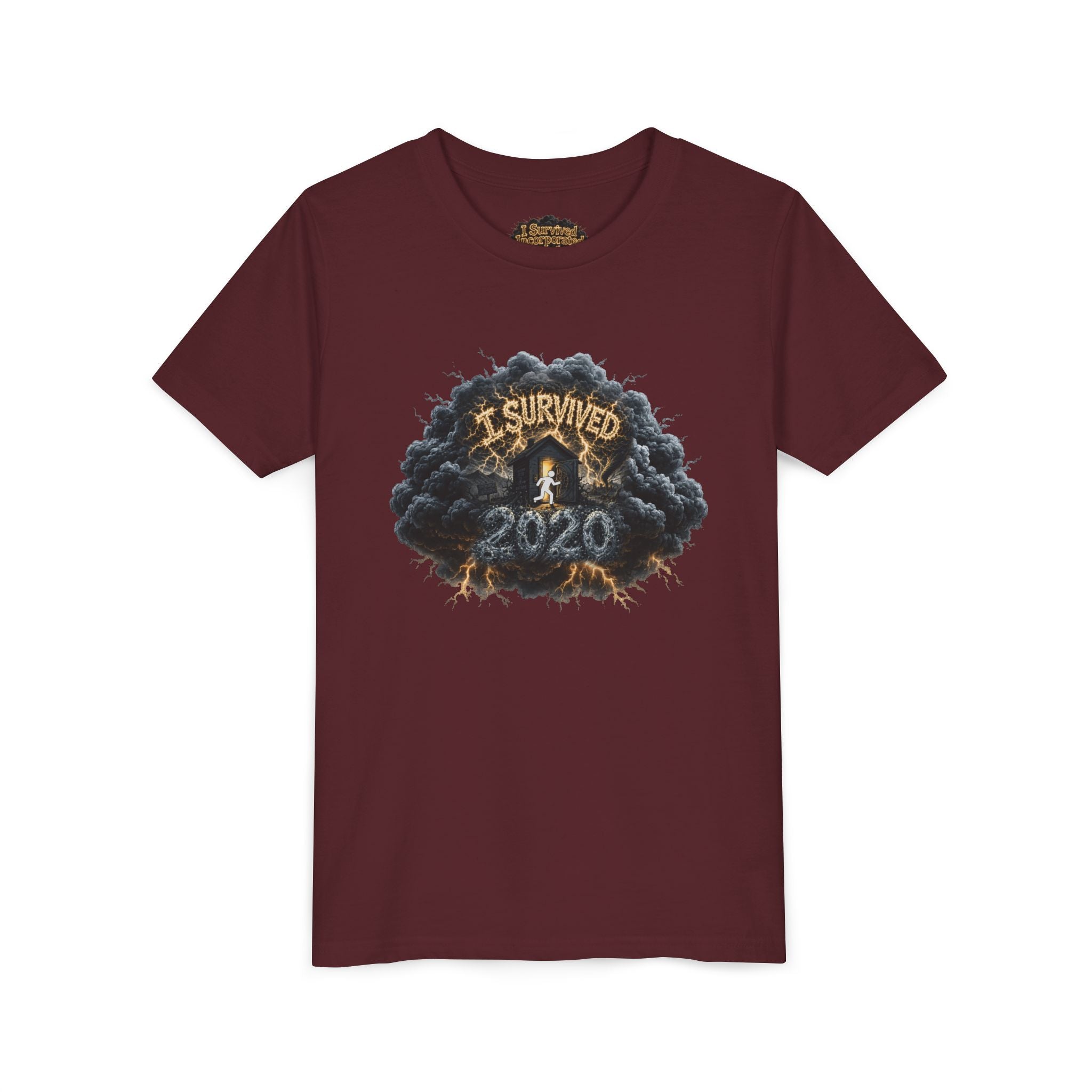 I Survived 2020 — Director's Cut Original Design Teaser Tee | Season 1 Premiere Drop Youth Short Sleeve Tee