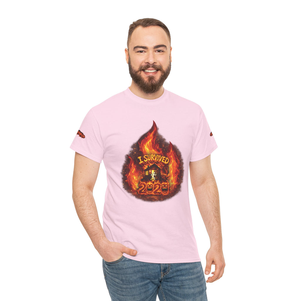 I Survived 2020 — Director's Cut S2:E3 "The California Wildfires" | Wildfire Edition Memorial Unisex Heavy Cotton Tee (SPECIAL EDITION)