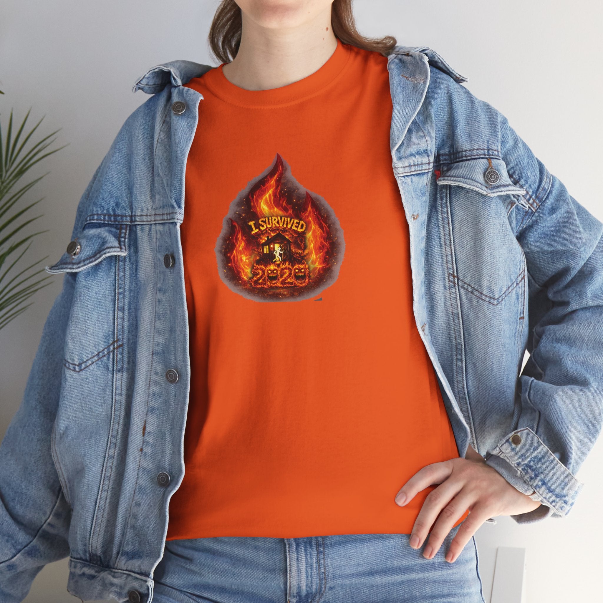 I Survived 2020 — WILDFIRES S2:E1: Director's Cut "Berry Creek" Memorial Unisex Heavy Cotton Tee