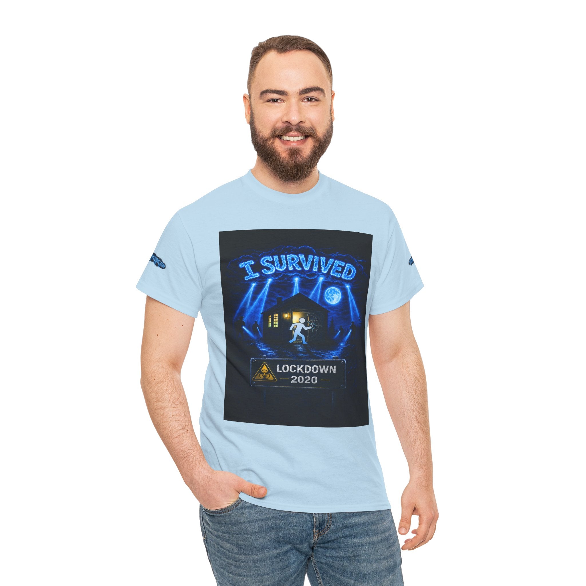 I Survived 2020 — S3:E2 "Dating Under Lockdown" | Lockdown Edition Documentary Unisex Heavy Cotton Tee (SPECIAL EDITION)