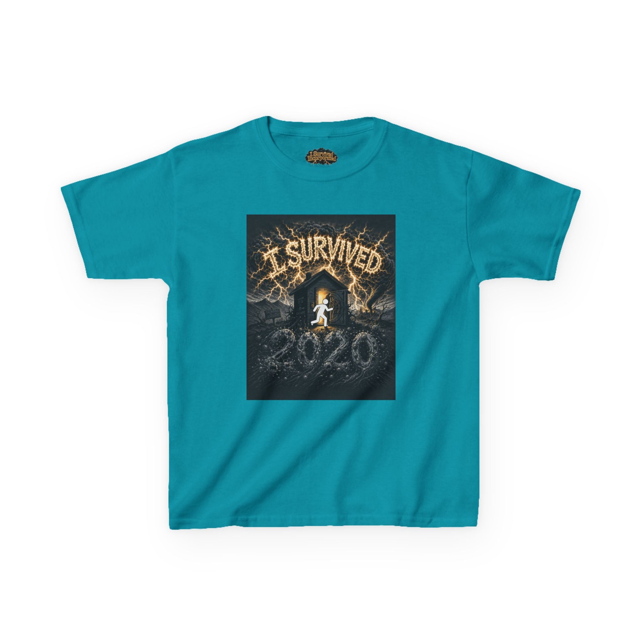 I Survived 2020 — Original Design Teaser Tee | Season 1 Premiere Drop Kids Heavy Cotton™ Tee