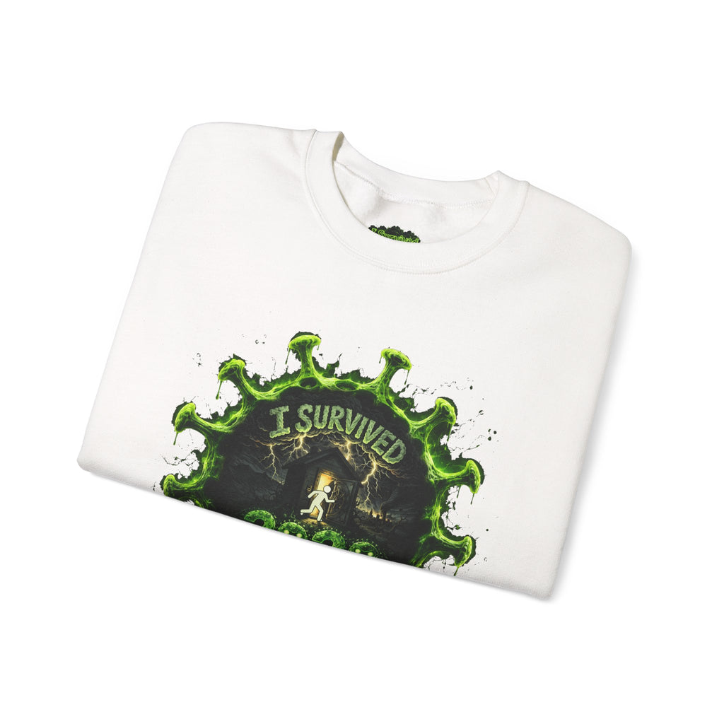 I Survived 2020 — Director's Cut S1:E2 "The Coming of COVID" | Pandemic Edition Unisex Heavy Blend™ Crewneck Sweatshirt