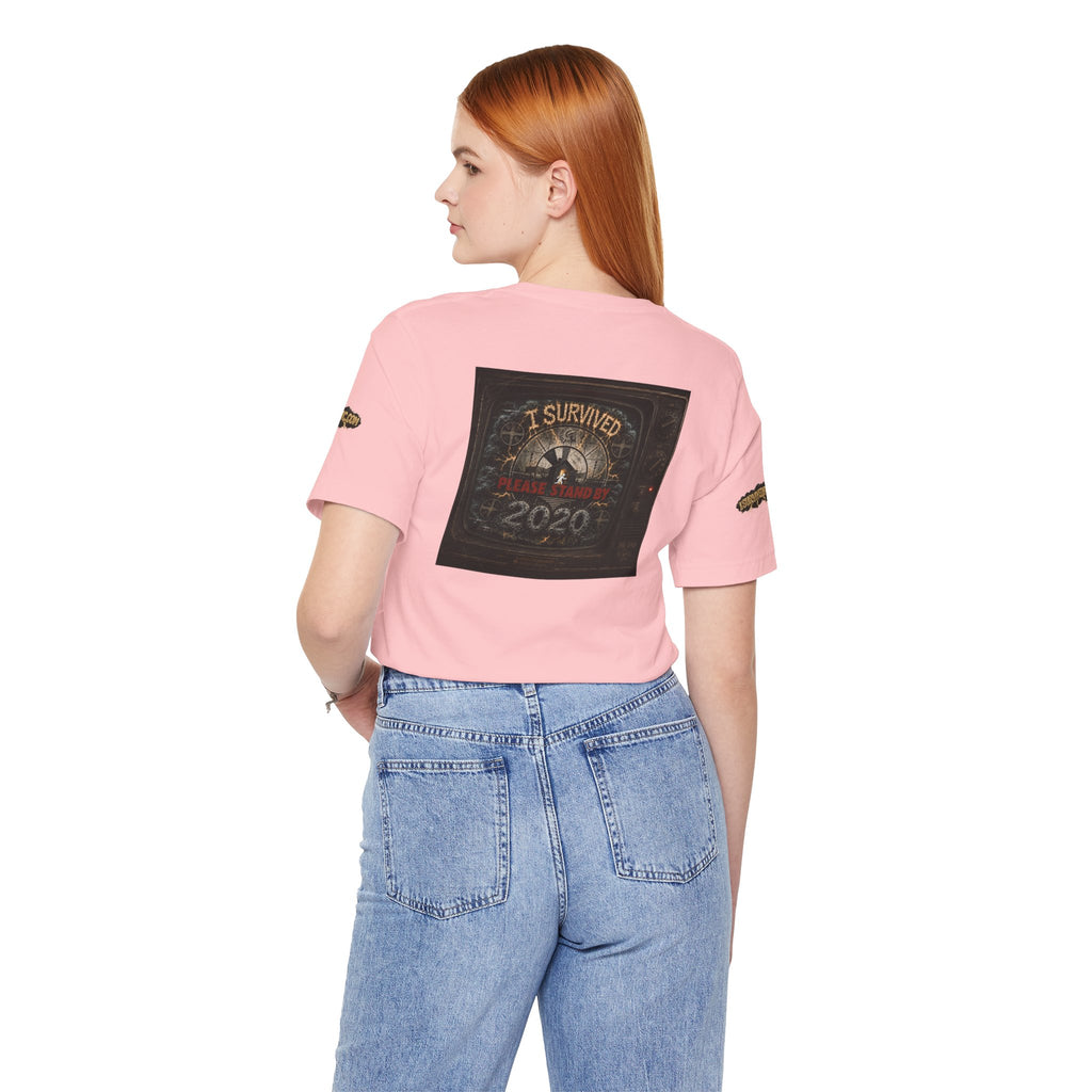I Survived 2020 — "Please Stand By" Test Pattern Tee Special Edition Summer Premier Unisex Jersey Short Sleeve Tee