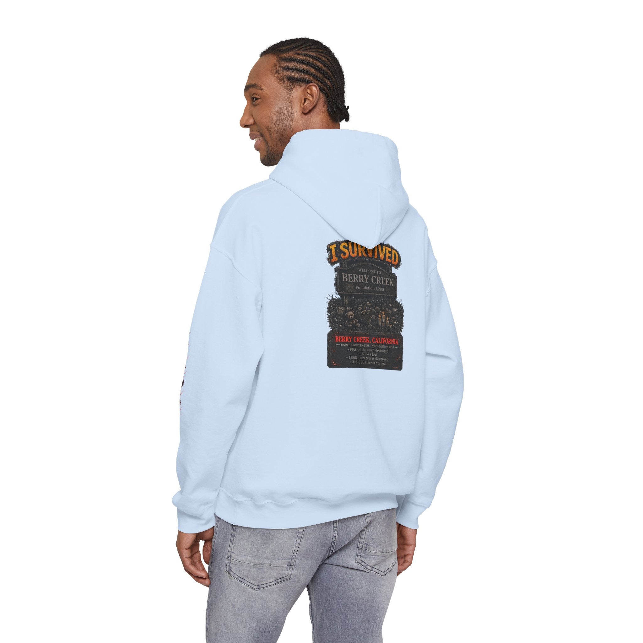 I Survived 2020 — Director's Cut S2:E1 "Berry Creek" | Wildfire Edition Memorial Hoodie Sweatshirt