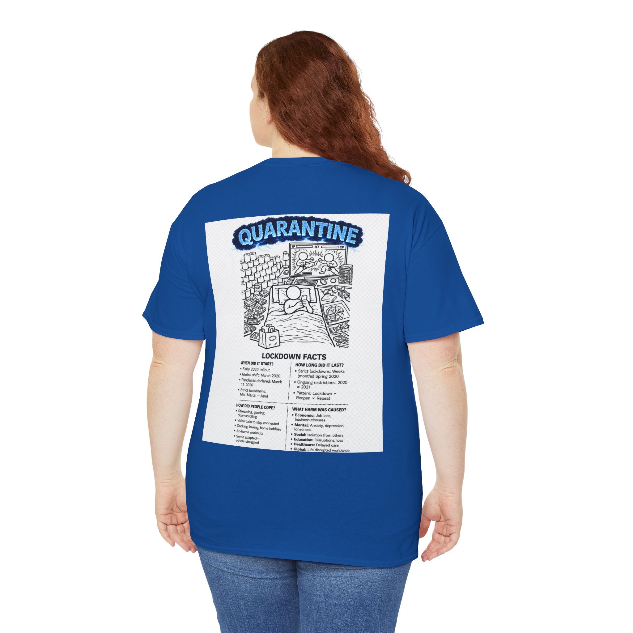 I Survived 2020 — Director's Cut S3:E1 "Quarantine" | Lockdown Edition Documentary Unisex Heavy Cotton Tee