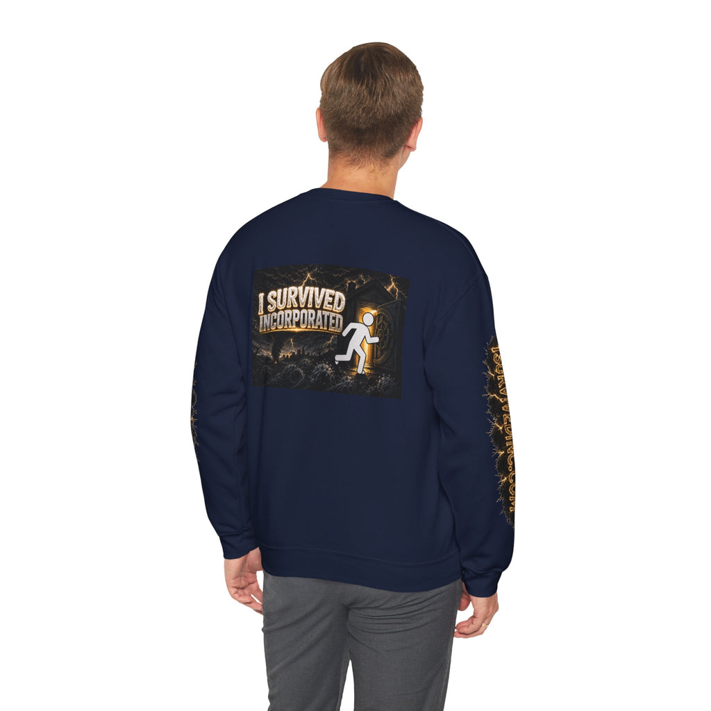 I Survived 2020 — Original Design Teaser Tee | Season 1 Premiere Drop Unisex Heavy Blend™ Crewneck Sweatshirt (SPECIAL EDITION)