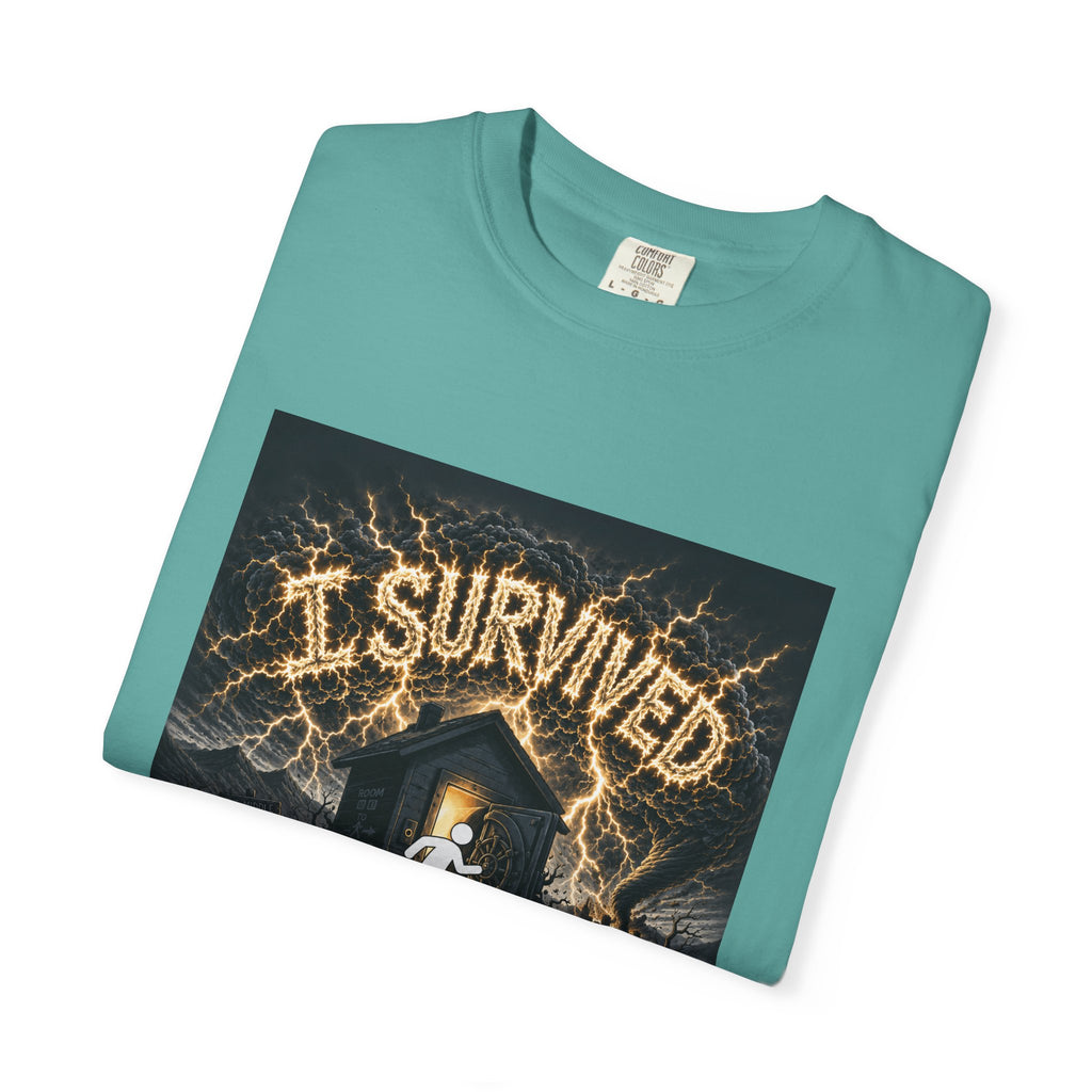 I Survived 2020 — Original Design Teaser Tee | Season 1 Premiere Drop Unisex Garment-Dyed T-shirt