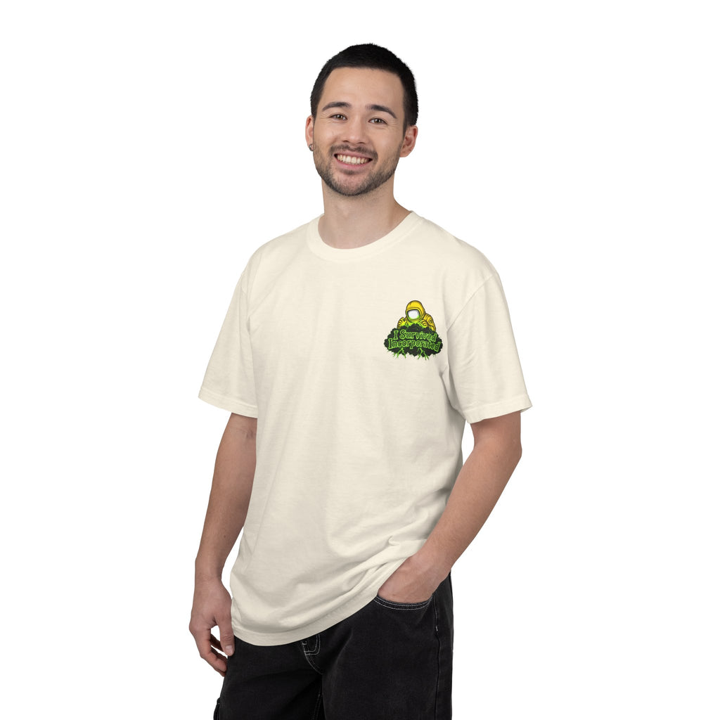 I Survived 2020 — "Please Stand By" Test Pattern Toxic Signal Tee Summer Premiere Unisex Garment-Dyed T-shirt
