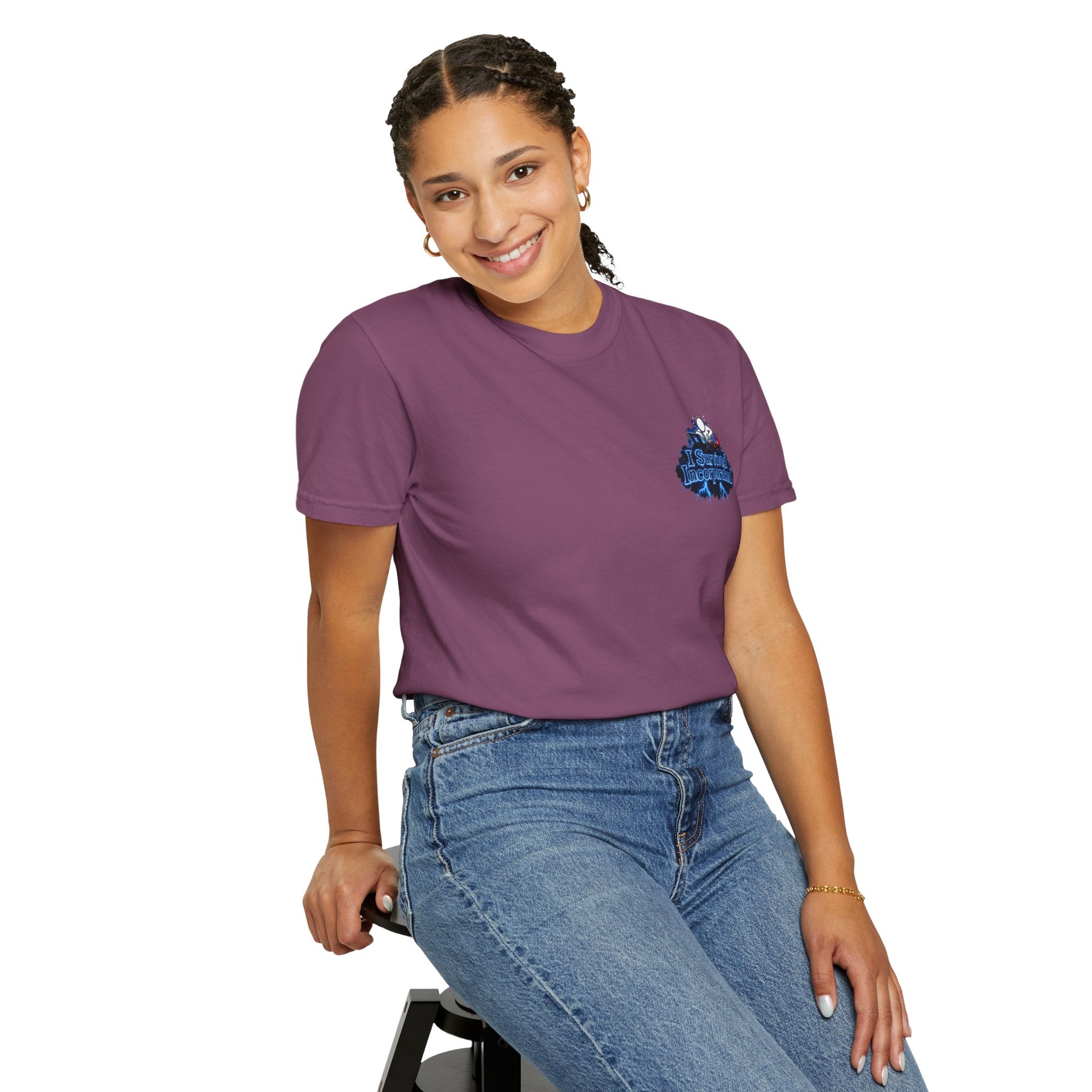 I Survived 2020 — "Please Stand By" Test Pattern Tee Lockdown Special Edition Summer Exclusive Unisex Garment-Dyed T-shirt