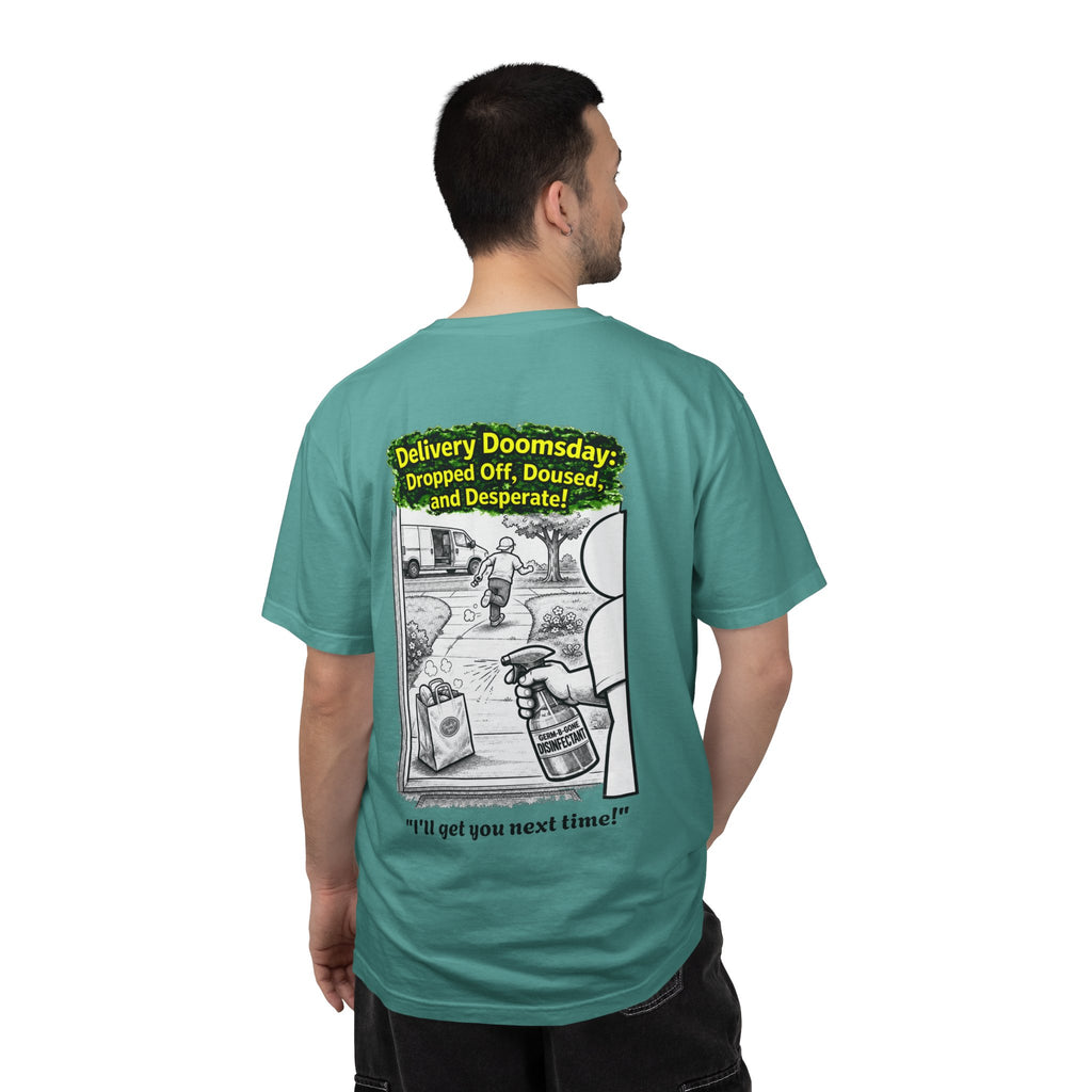 I Survived 2020 — PANDEMIC S1:E5: Director's Cut "Delivery Doomsday" Unisex Garment-Dyed T-shirt