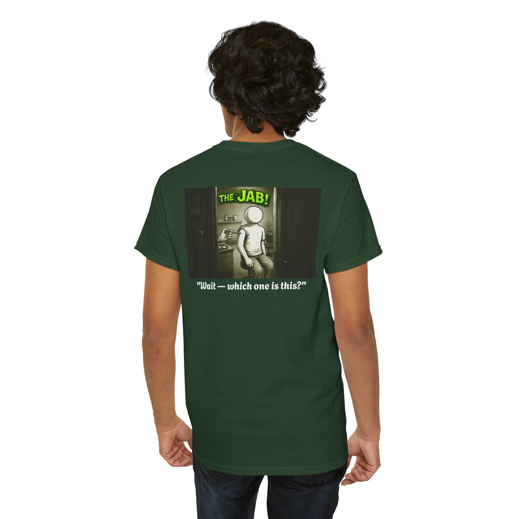 I Survived 2020 — PANDEMIC S1:E3: Director's Cut "The Jab!" Unisex Heavy Cotton Tee