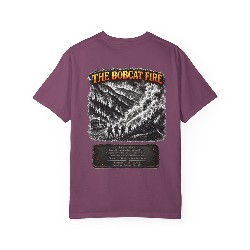 I Survived 2020 — Director's Cut S2:E2 "The Bobcat Fire" | Wildfire Edition Memorial Unisex Garment-Dyed T-shirt