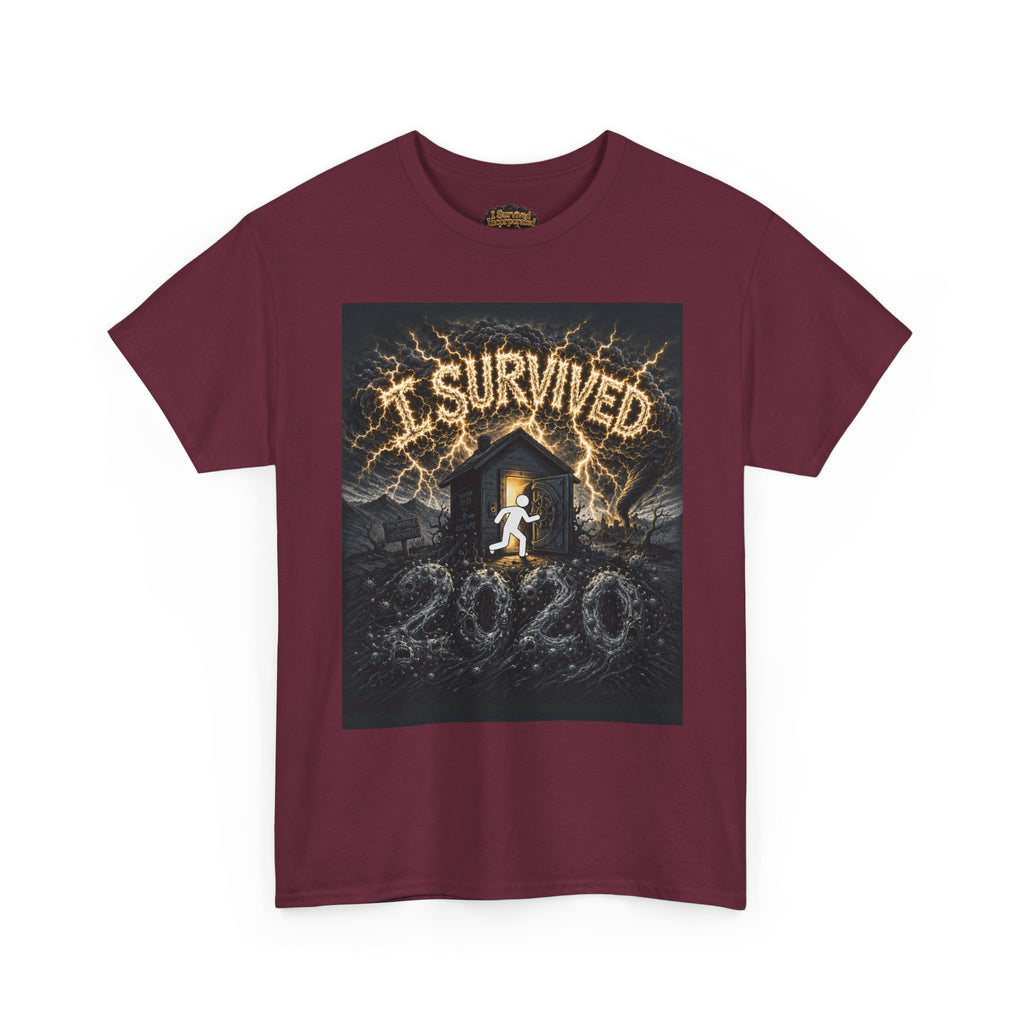 I Survived 2020 — Original Design Teaser Tee | Season 1 Premiere Drop Unisex Heavy Cotton Tee