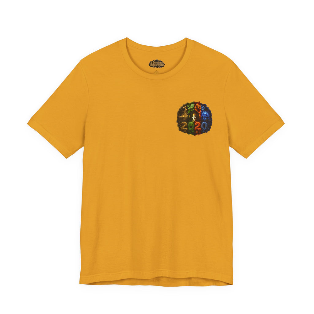 I Survived 2020 — "No Signal" Test Pattern Tee Alien Broadcast Finale Summer Premiere Unisex Jersey Short Sleeve Tee