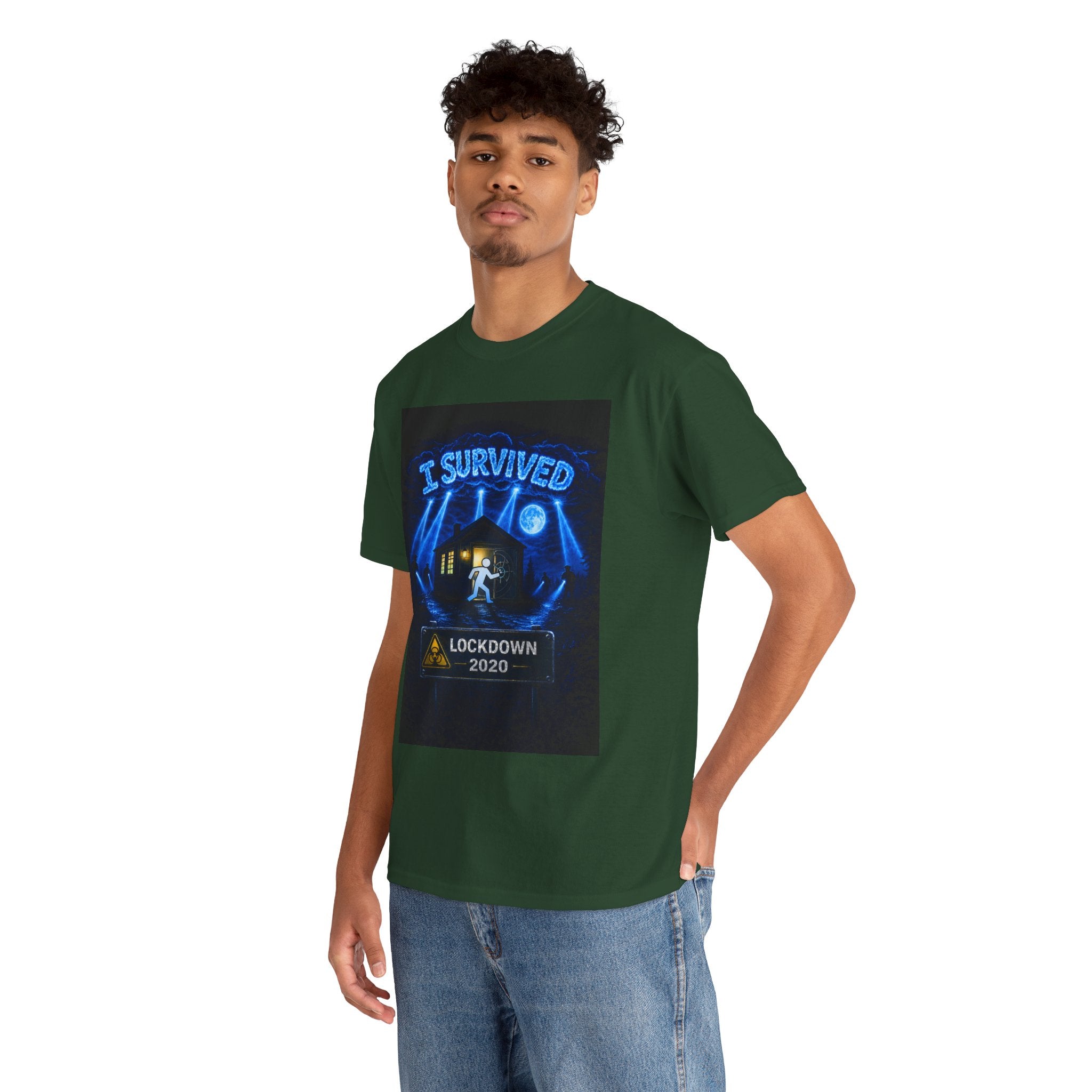 Copy of  I Survived 2020 — S3:E1 "Quarantine" | Lockdown Edition Documentary Unisex Heavy Cotton Tee