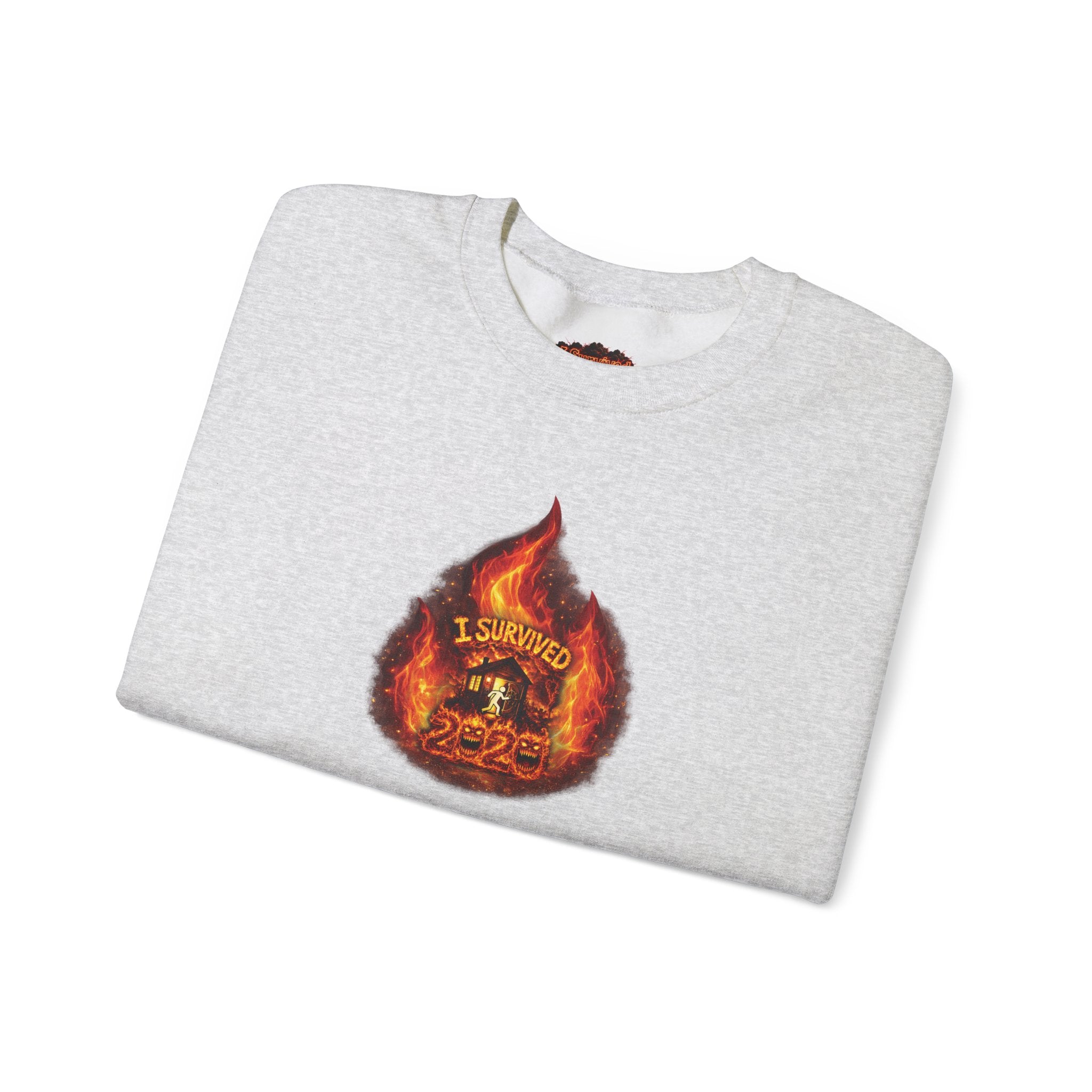 I Survived 2020 — WILDFIRES S2:E3: Director's Cut "The California Wildfires" Memorial Unisex Heavy Blend™ Crewneck Sweatshirt