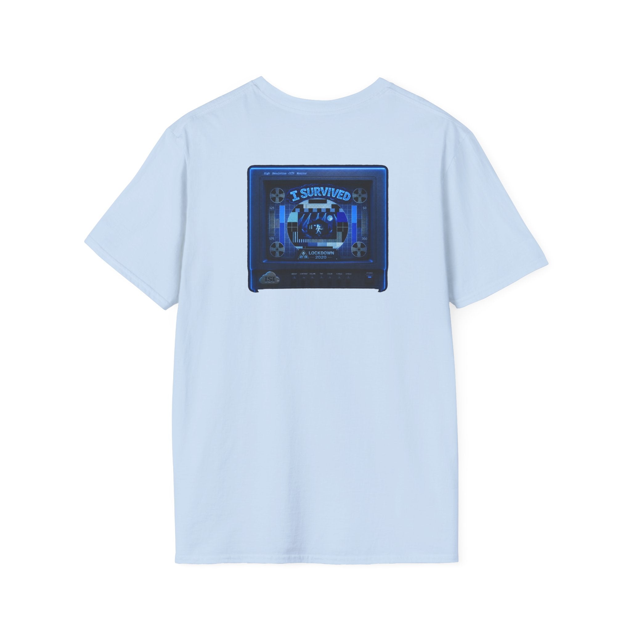 I Survived 2020 — "Please Stand By" Test Pattern Tee Lockdown Edition Summer Exclusive Unisex Softstyle T-Shirt