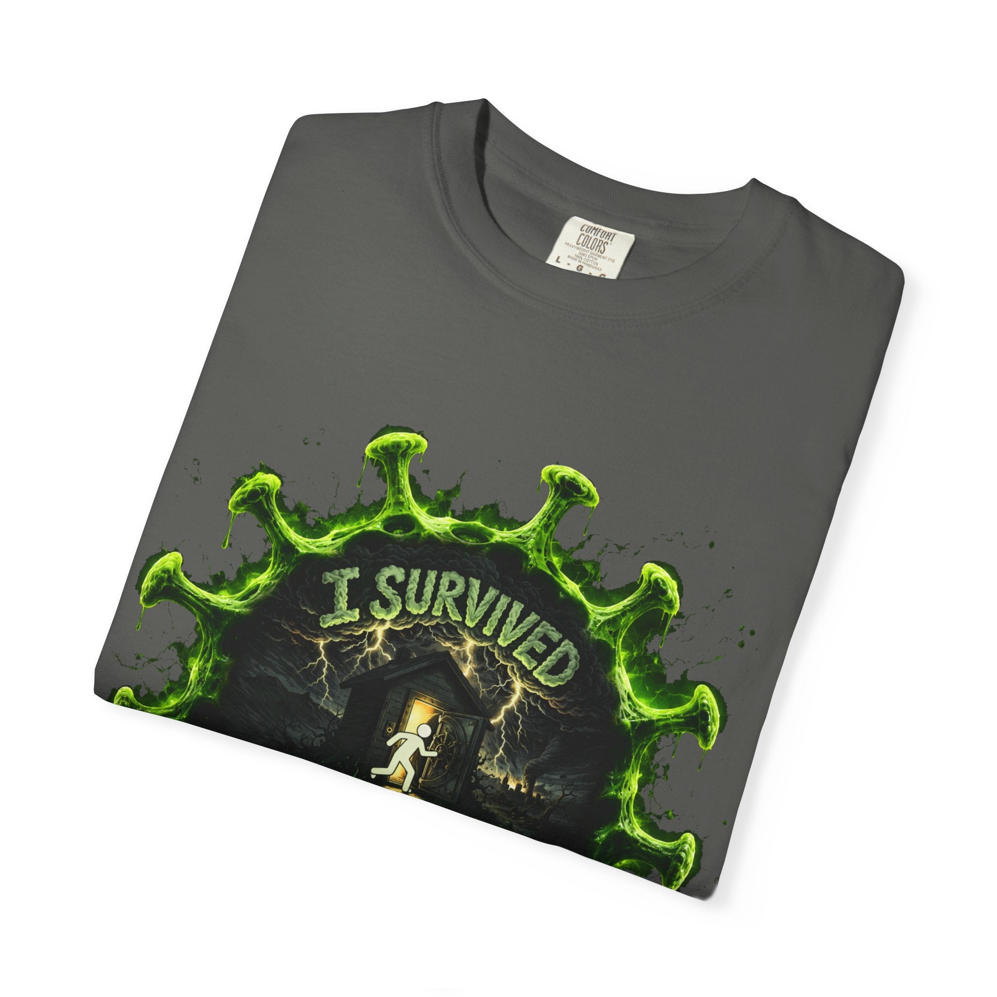 I Survived 2020 — Director's Cut S1:E5 "Delivery Doomsday" | Pandemic Edition Unisex Garment-Dyed T-shirt