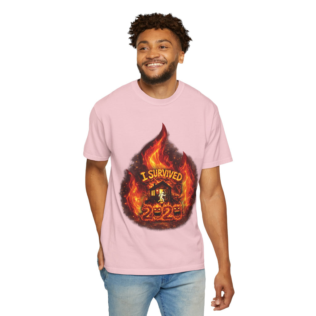 I Survived 2020 — Director's Cut S2:E1 "Berry Creek" | Wildfire Edition Memorial Unisex Garment-Dyed T-shirt