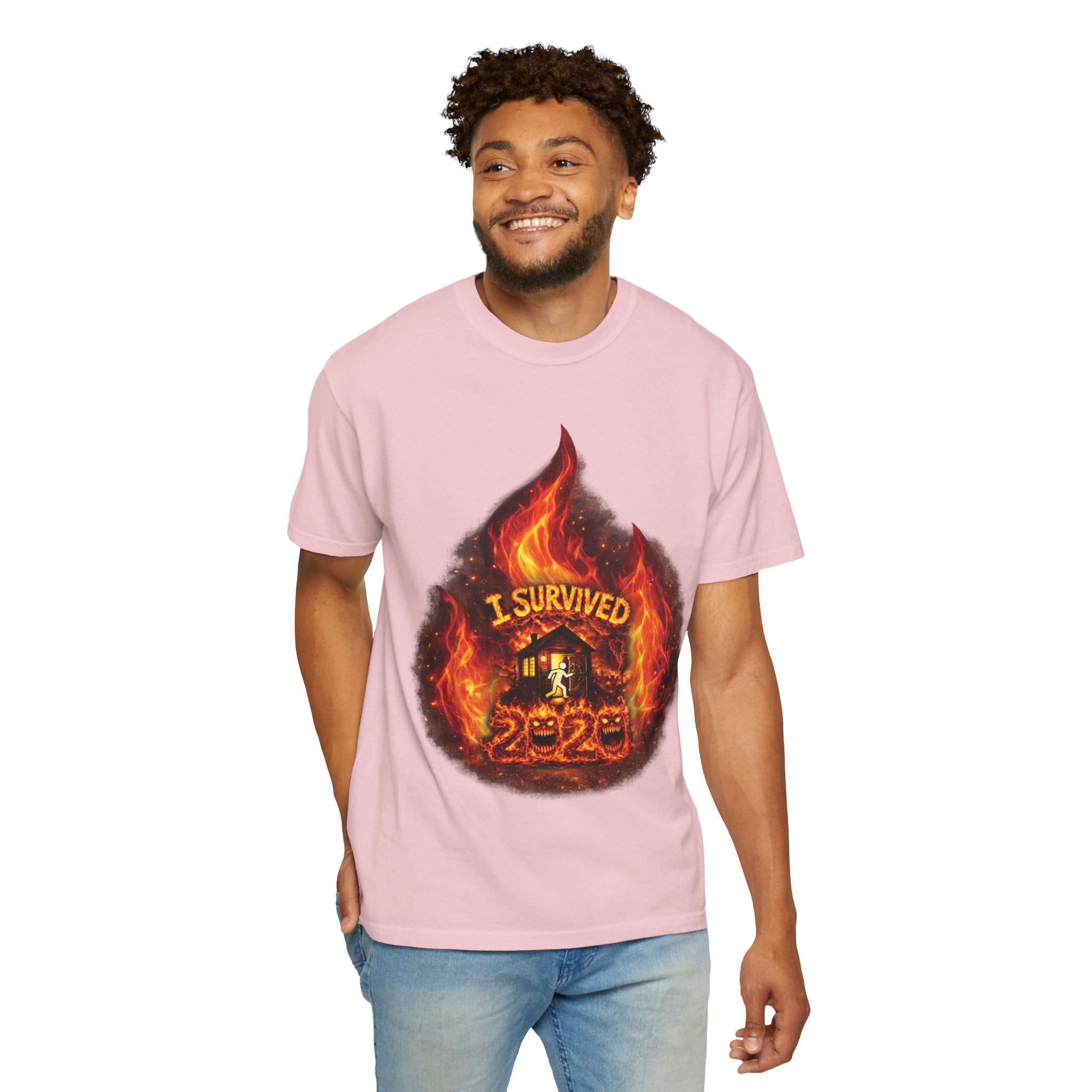 I Survived 2020 — Director's Cut S2:E1 "Berry Creek" | Wildfire Edition Memorial Unisex Garment-Dyed T-shirt