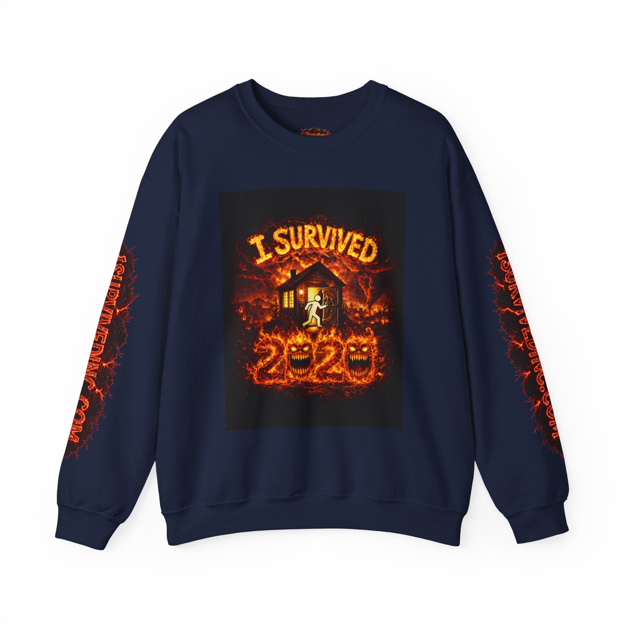 I Survived 2020 — S2:E3 "The California Wildfires" | Wildfire Edition Memorial Unisex Heavy Blend™ Crewneck Sweatshirt