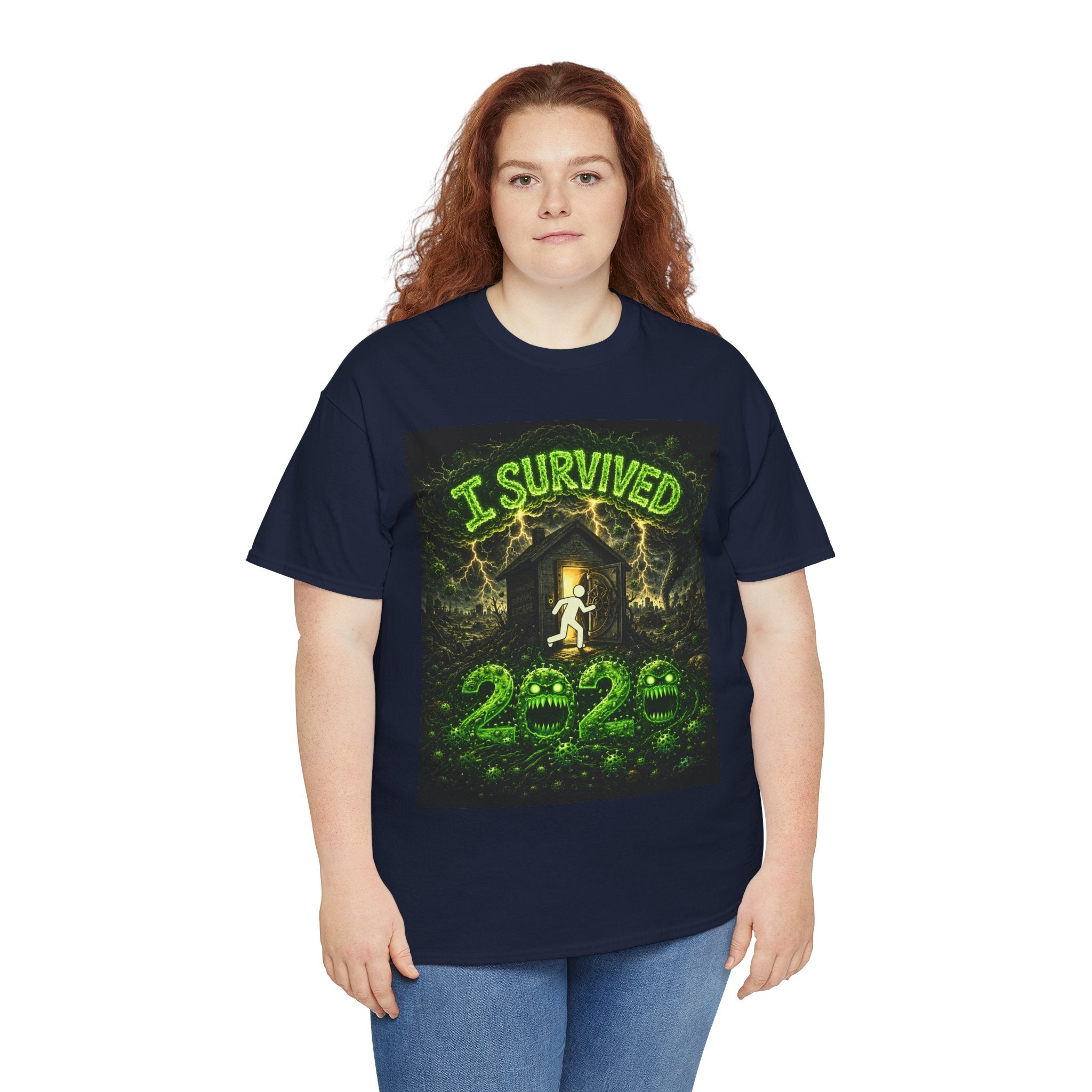 I Survived 2020 — S1:E5 "Delivery Doomsday" | Pandemic Edition Unisex Heavy Cotton Tee