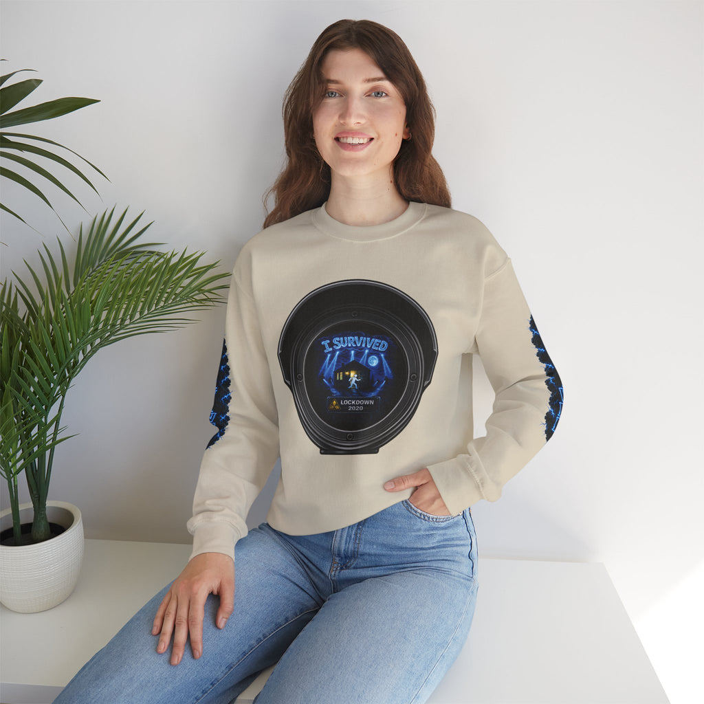 I Survived 2020 — Director's Cut S3:E4 "Working From Home" | Mid-Season Finale Pt. 1 | Lockdown Edition Documentary Unisex Heavy Blend™ Crewneck Sweatshirt