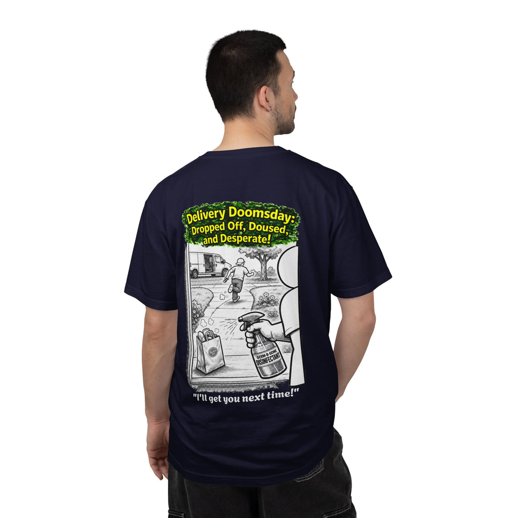 Sobreviví al 2020 — T1:E5 "Apocalipsis de Entregas" | Camiseta unisex teñida de edición Pandemia