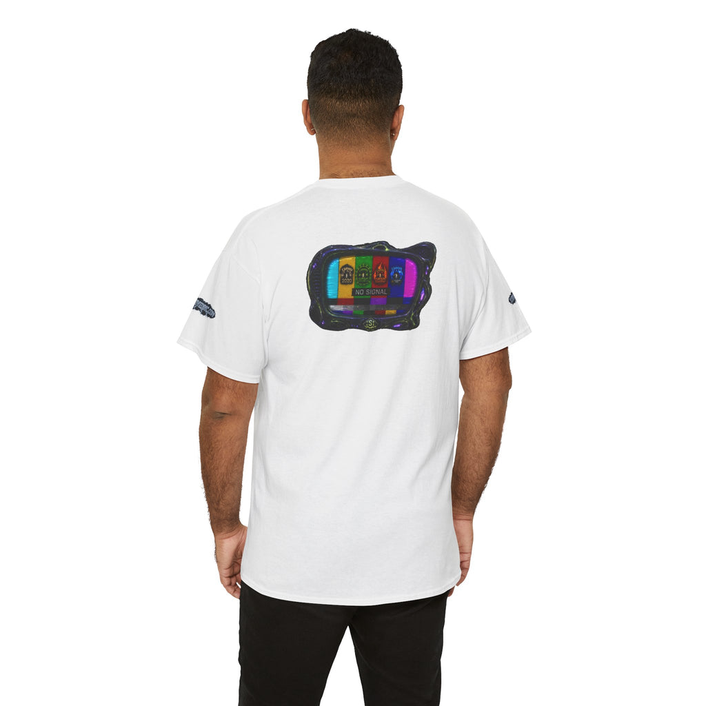 I Survived 2020 — "No Signal" Test Pattern Tee Alien Broadcast Finale Special Edition Summer Premiere Unisex Heavy Cotton Tee