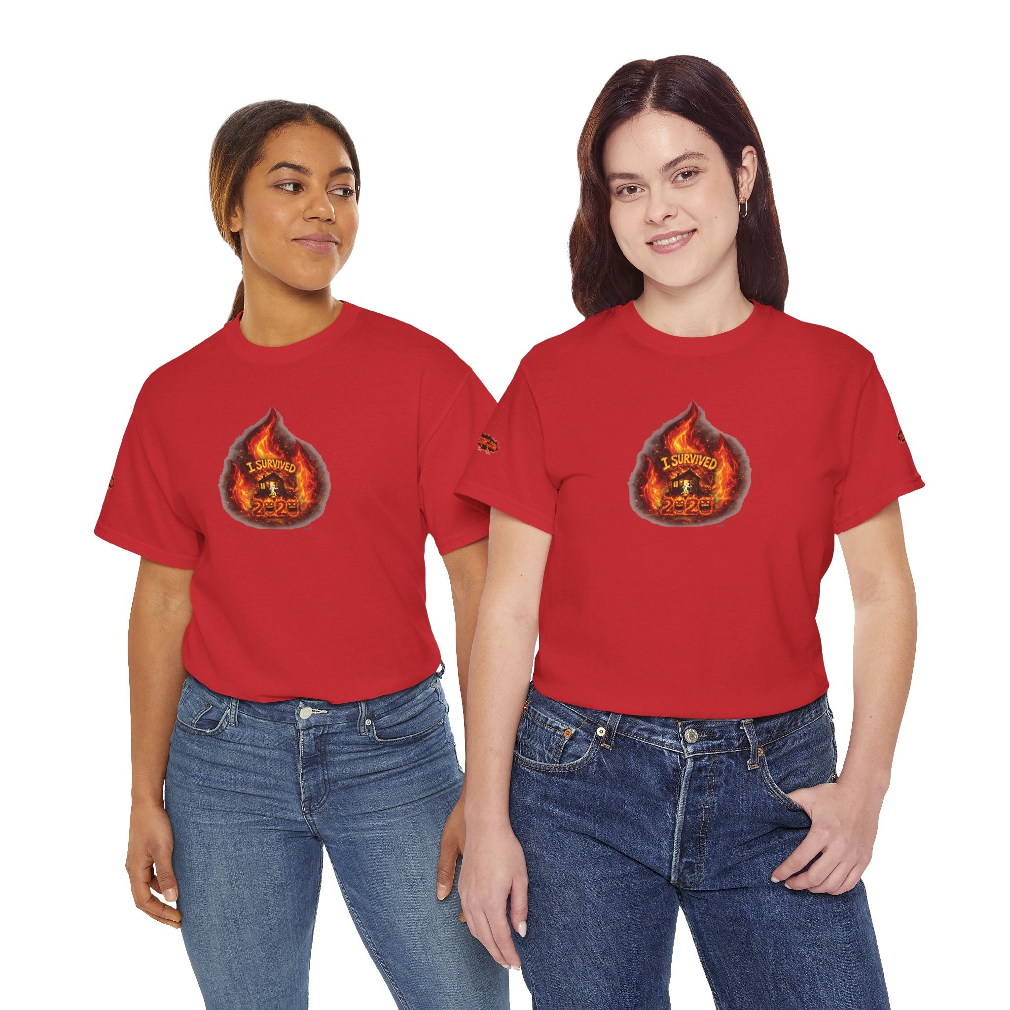 I Survived 2020 —  WILDFIRES S2:E3: Director's Cut Special Edition "The California Wildfires" Memorial Unisex Heavy Cotton Tee