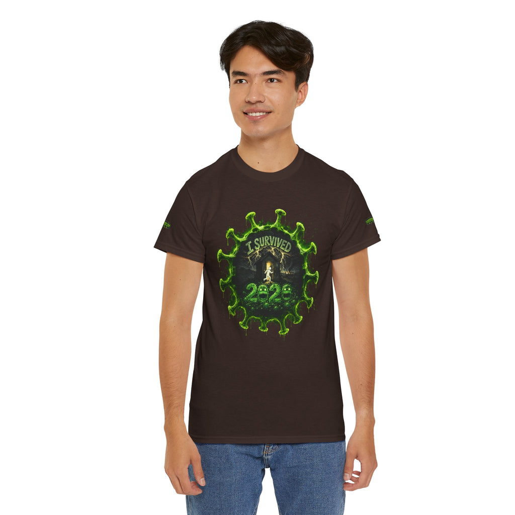 I Survived 2020 — Director's Cut S1:E1 "COVID-19: The Coronavirus" | Pandemic Edition Unisex Heavy Cotton Tee (SPECIAL EDITION)