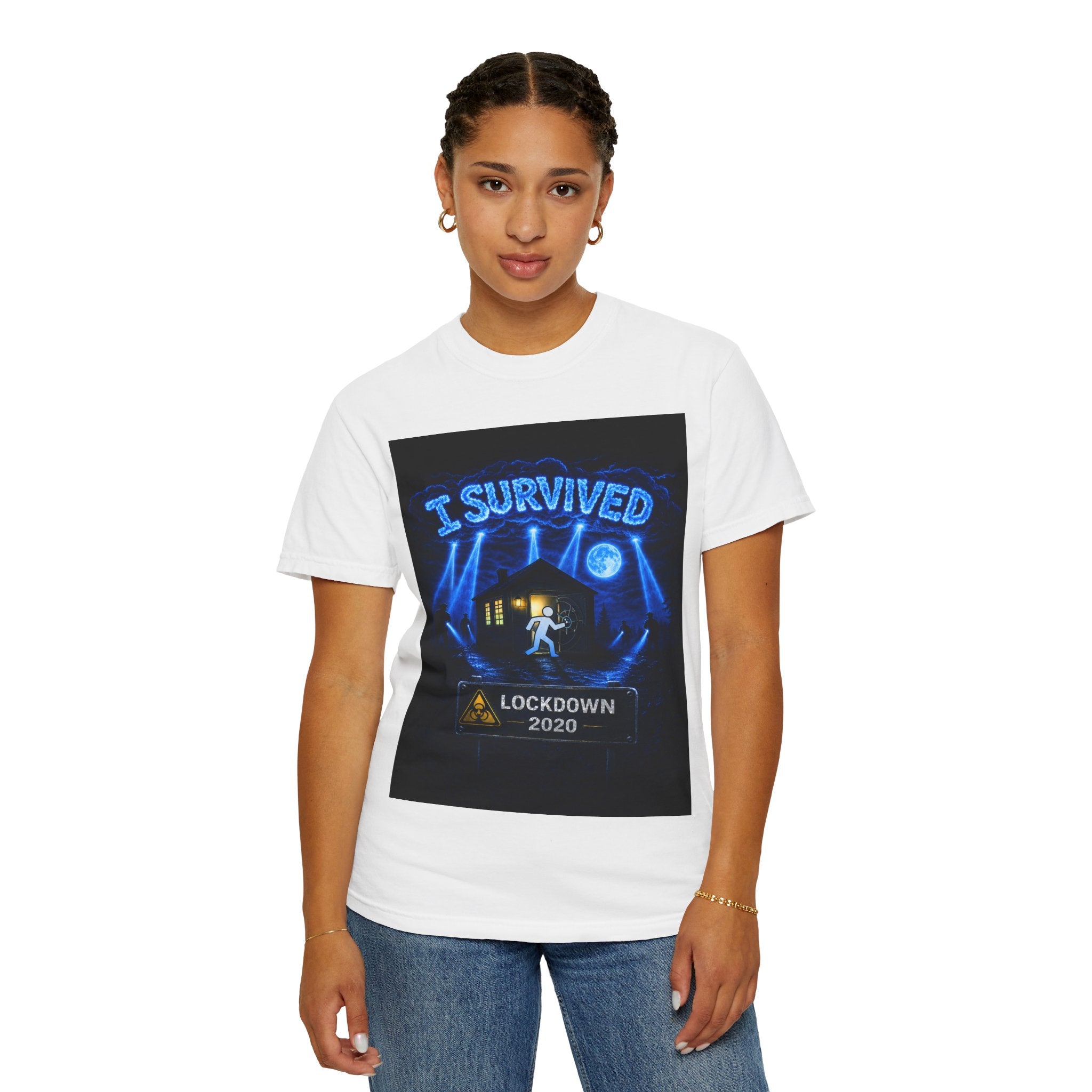 I Survived 2020 — S3:E1 "Quarantine" | Lockdown Edition Documentary Unisex Garment-Dyed T-shirt