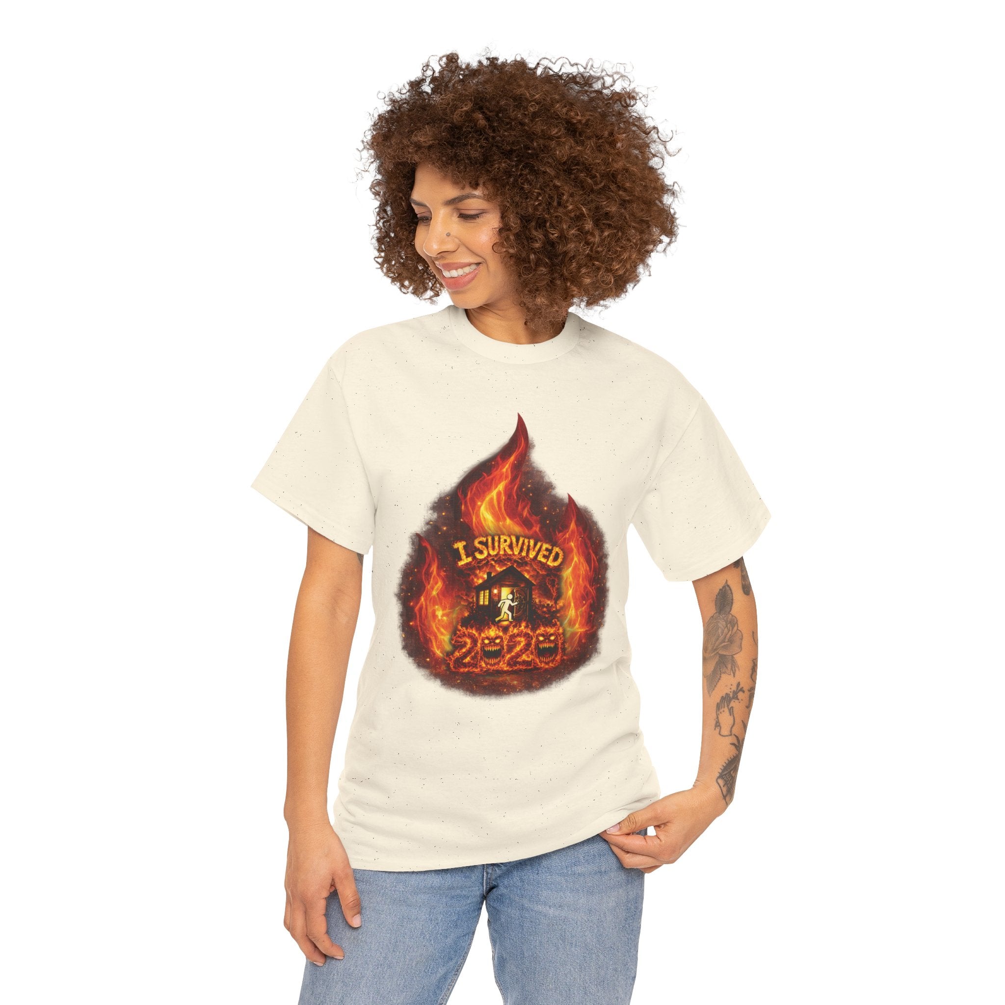 I Survived 2020 — Director's Cut S2:E2 "The Bobcat Fire" | Wildfire Edition Memorial Unisex Heavy Cotton Tee