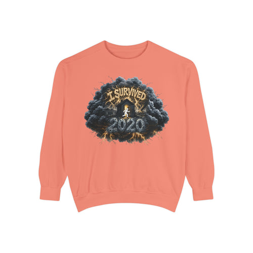 I Survived 2020 — Director's Cut Original Design Teaser Sweatshirt | Season 1 Premiere Drop Unisex Garment-Dyed Sweatshirt