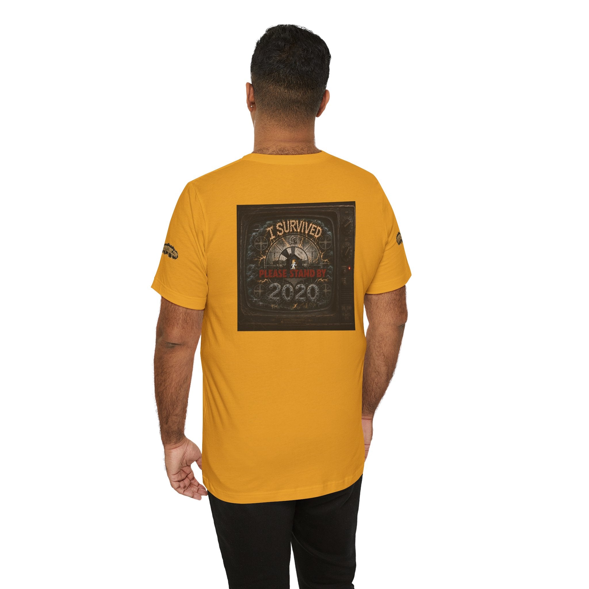 I Survived 2020 — "Please Stand By" Test Pattern Tee Special Edition Summer Premier Unisex Jersey Short Sleeve Tee