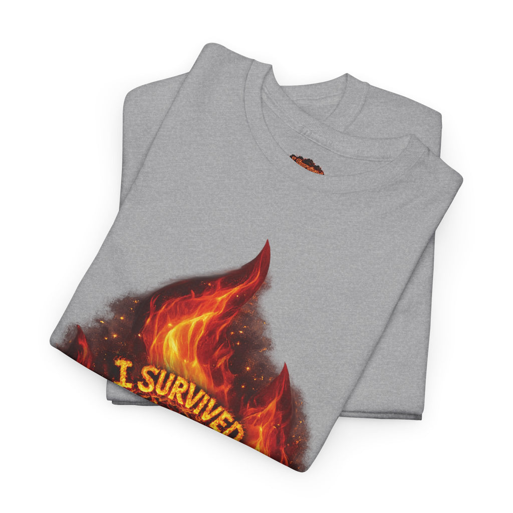 I Survived 2020 — Director's Cut S2:E2 "The Bobcat Fire" | Wildfire Edition Memorial Unisex Heavy Cotton Tee