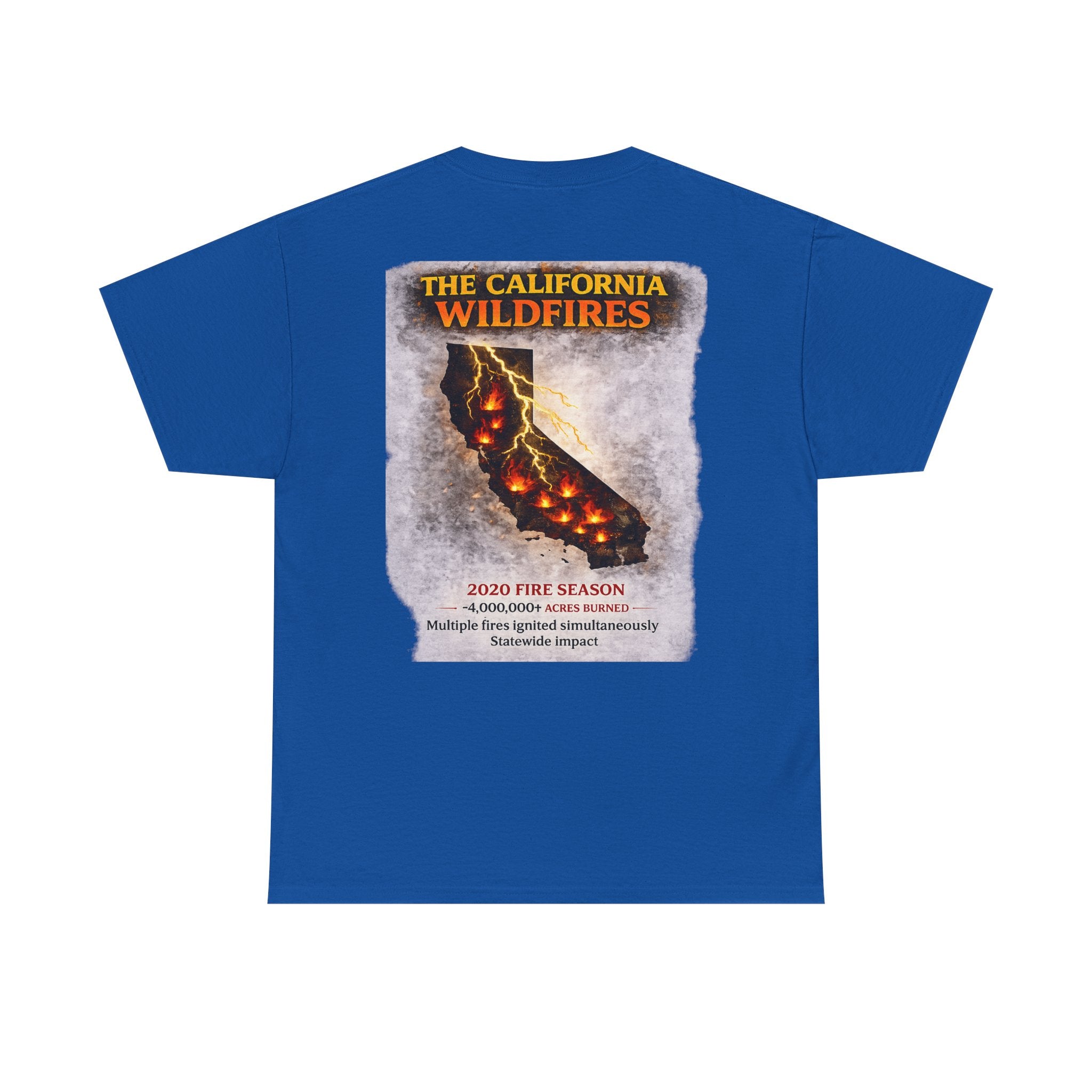 I Survived 2020 — S2:E3 "The California Wildfires" | Wildfire Edition Memorial Unisex Heavy Cotton Tee