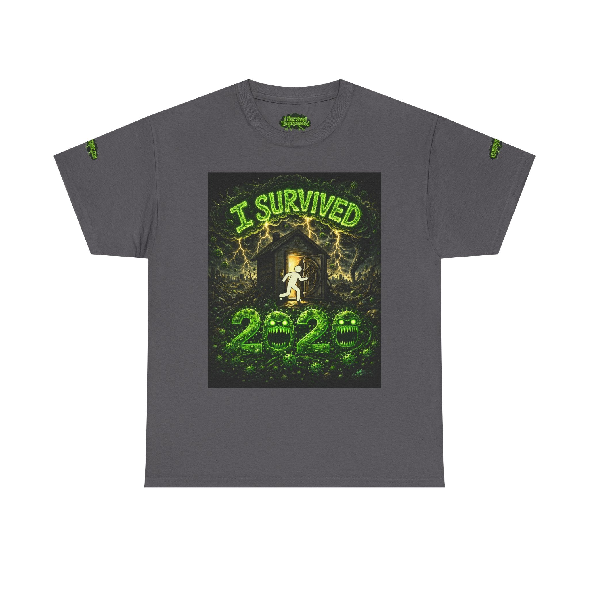 I Survived 2020 — S1:E1 "COVID-19: The Coronavirus" | Pandemic Edition Unisex Heavy Cotton Tee (SPECIAL EDITION)