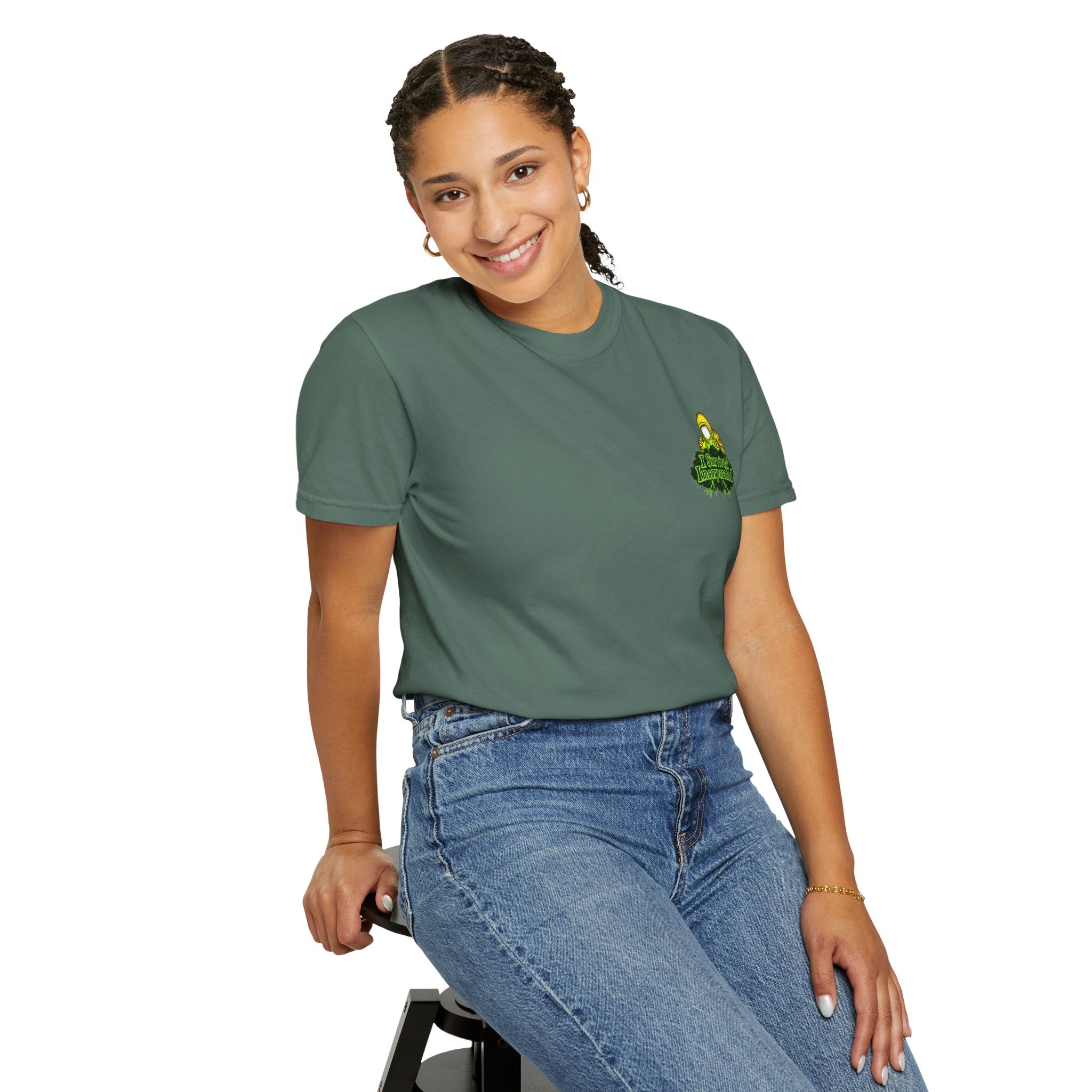 I Survived 2020 — "Please Stand By" Test Pattern Toxic Signal Tee Summer Premiere Unisex Garment-Dyed T-shirt