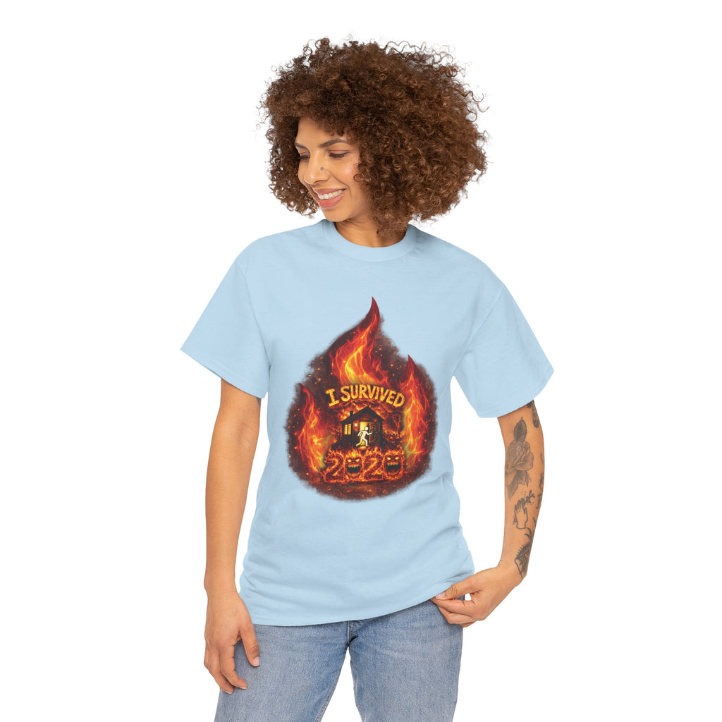 I Survived 2020 — Director's Cut S2:E2 "The Bobcat Fire" | Wildfire Edition Memorial Unisex Heavy Cotton Tee
